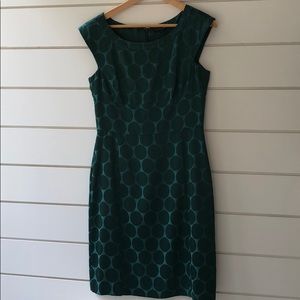 Banana Republic Emerald Green Cocktail Dress